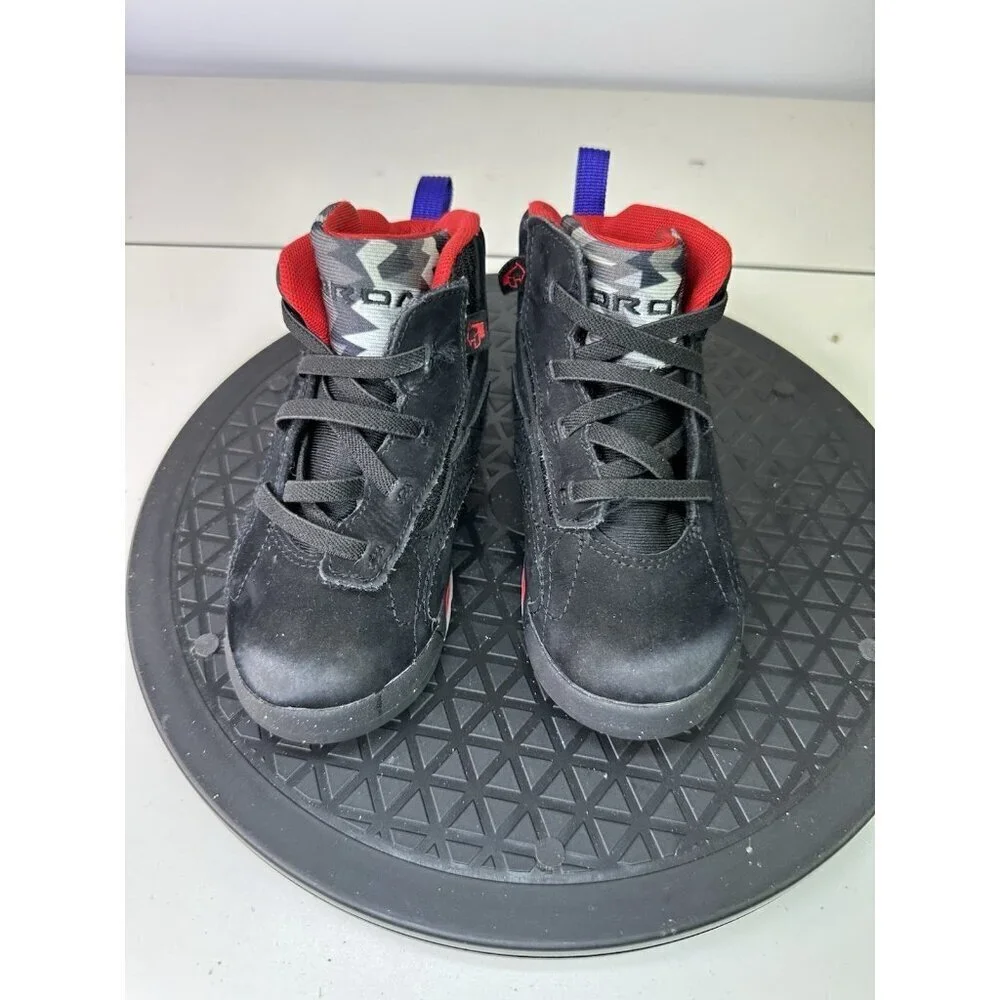 Jordan 7 Retro Raptors Toddler Jumpman MVP Black Shoes DZ5576-006 Size 10c
